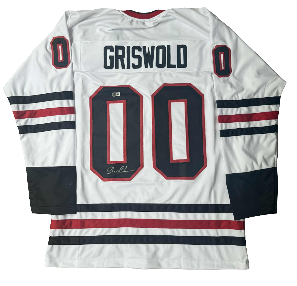 Chevy Chase Clark Griswold SIGNED/AUTOGRAPHED Custom Jersey auto XL BAS COA