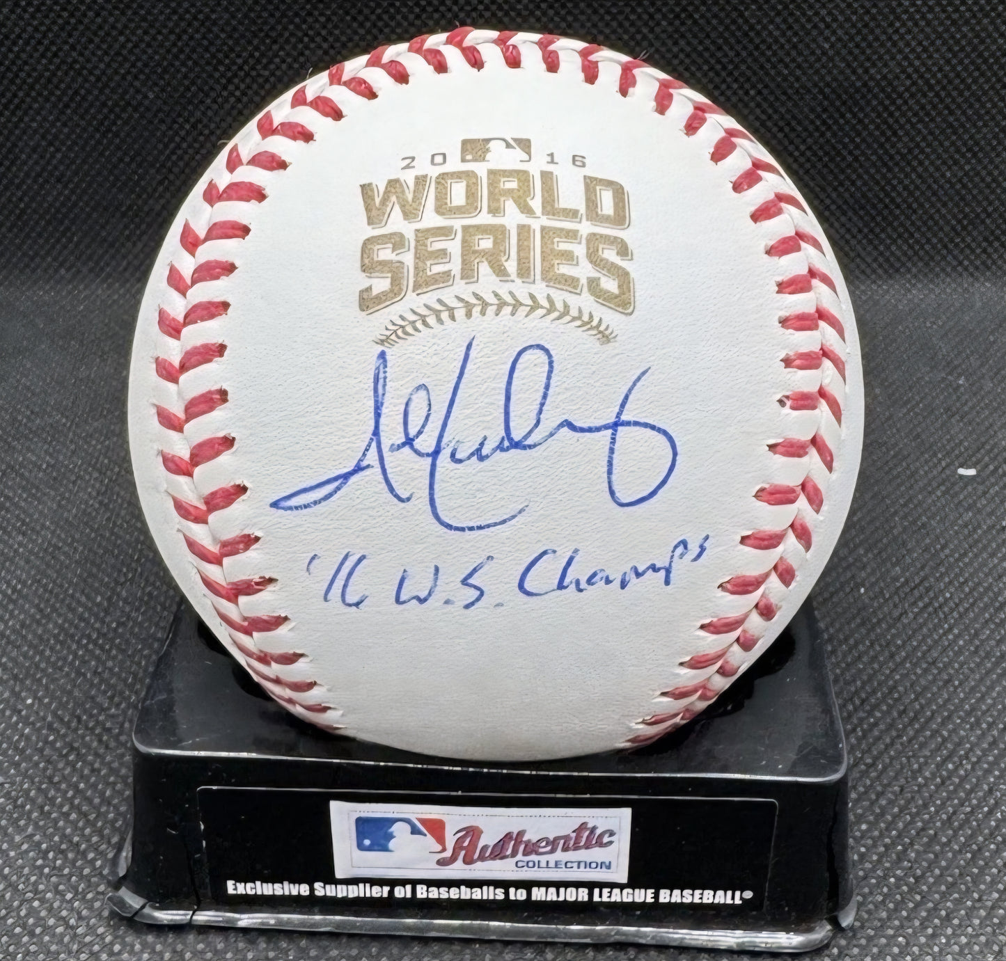 JOHN LACKEY signed 2016 World Series Baseball CHICAGO CUBS w/ COA JSA WITNESS