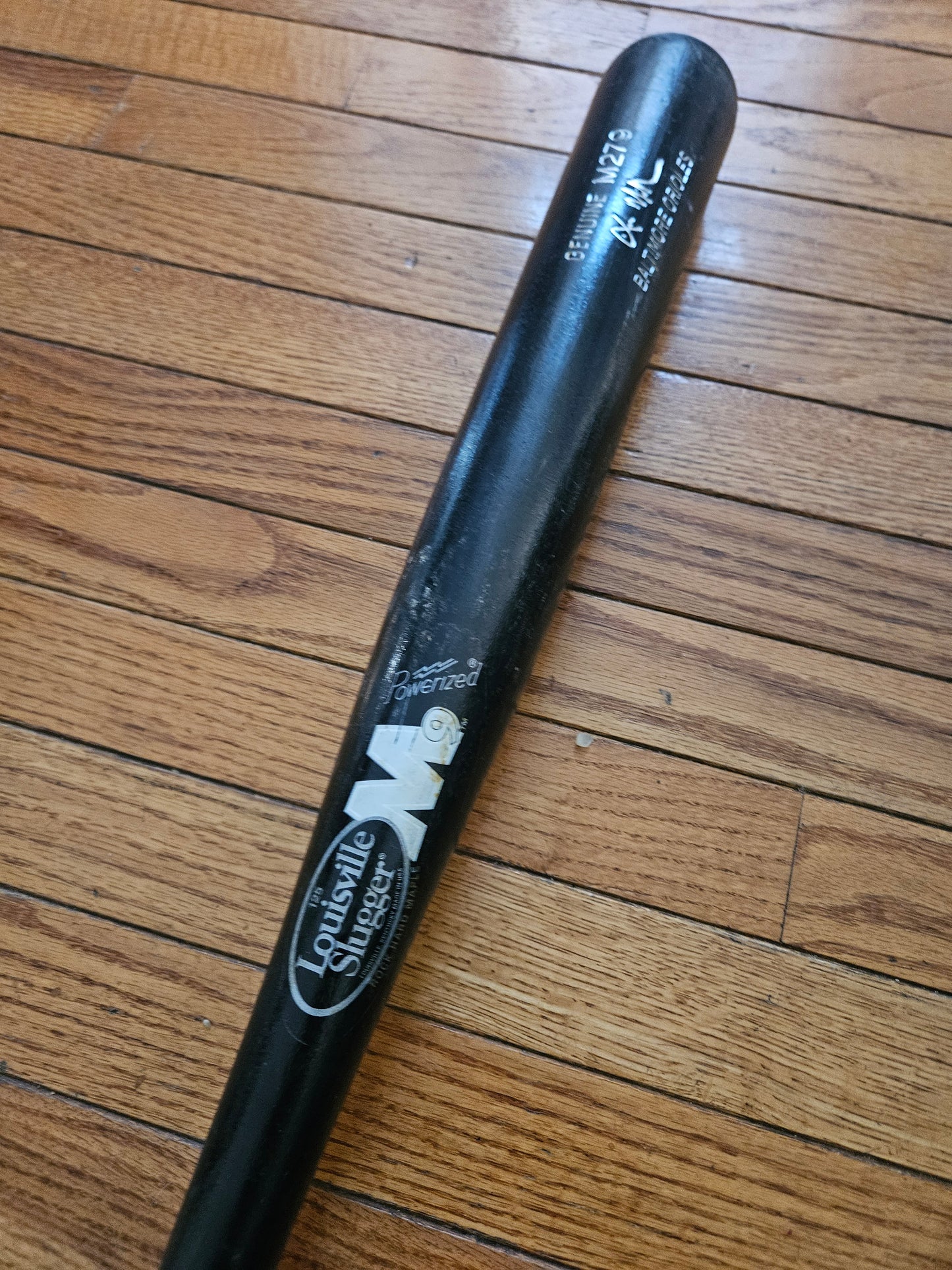 Kevin Millar Game Used Bat M279 Baltimore Orioles M9 125 black Louisville Slugger