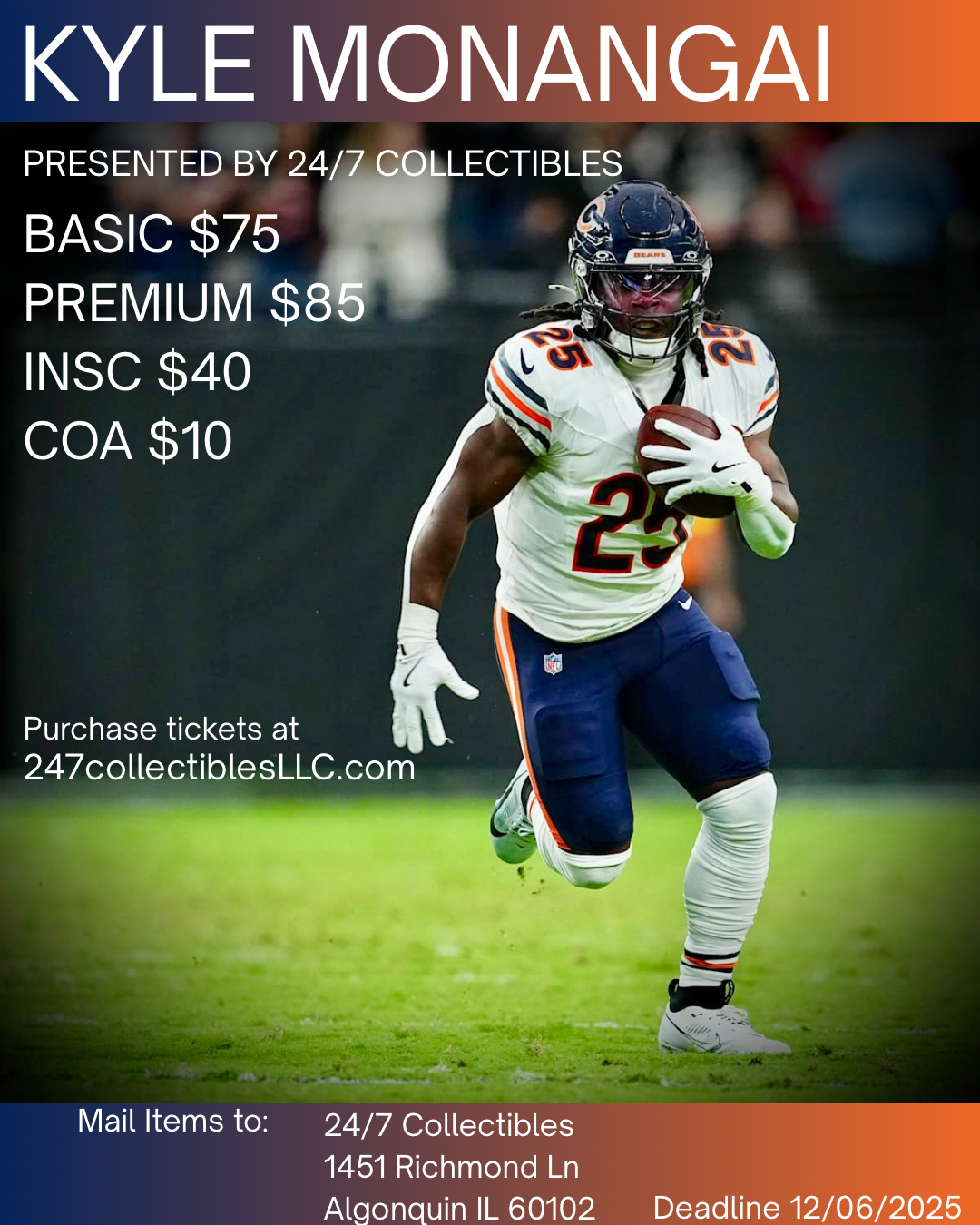 Kyle Monangai Private Signing