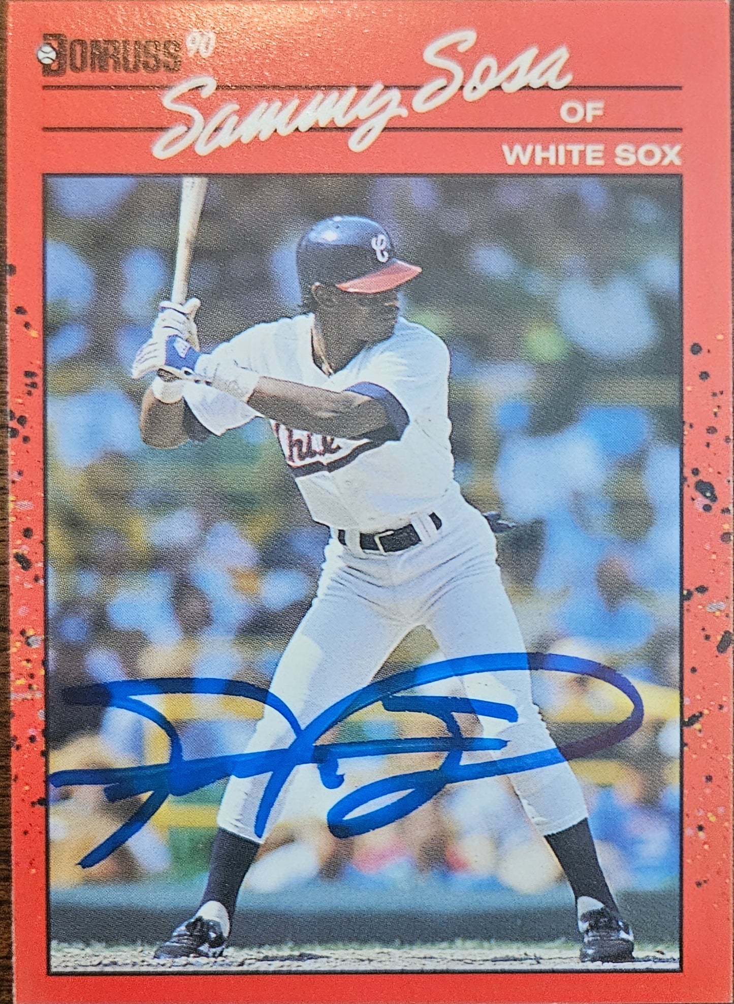 Sammy Sosa 1990 Donruss 489 JSA COA