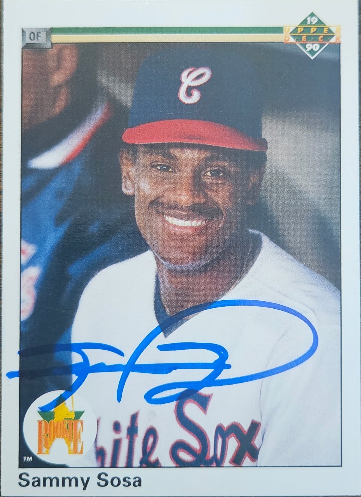 Sammy Sosa 1990 UD 17 JSA COA