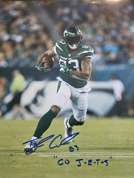 Tyler Conklin 8x10 Go J-E-T-S Inscription