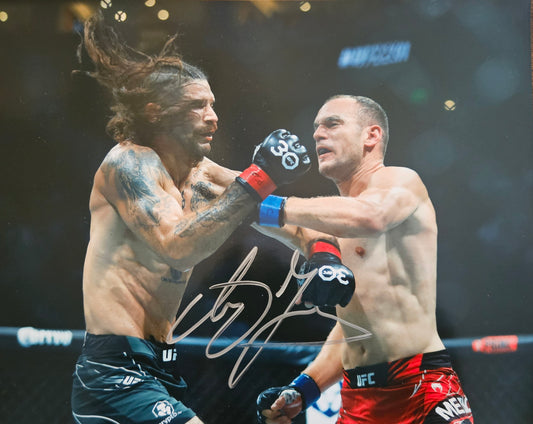 Uros Medic Autographed Signed 8x10 Punch Image Silver Ink