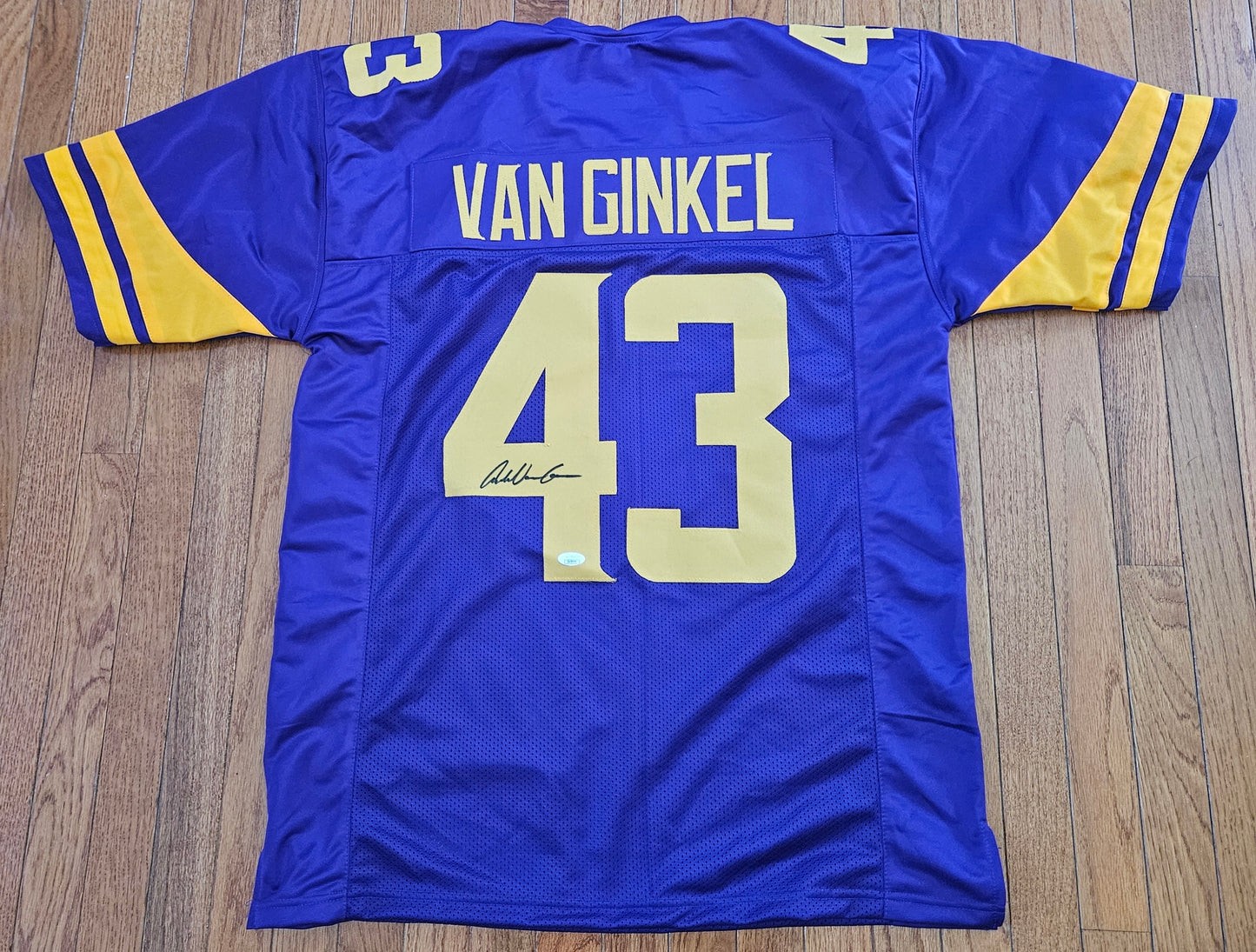 Auto/Autographed Andrew Van Ginkel Purple Alt Jersey JSA