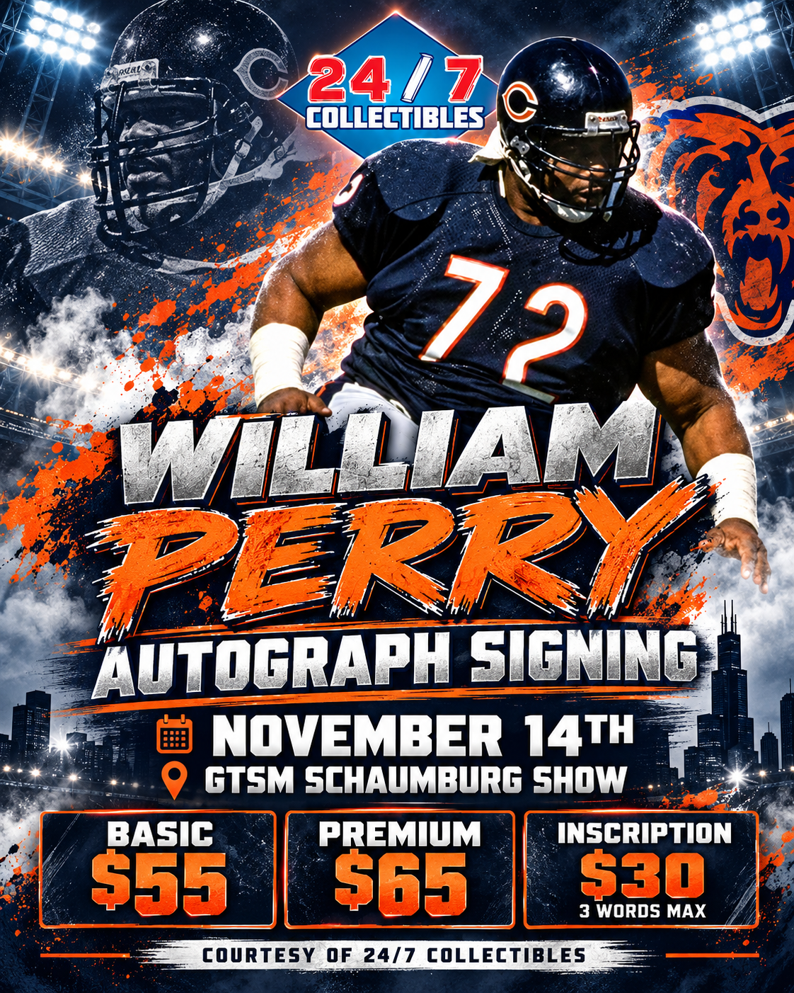 William Perry Mail-in Ticket