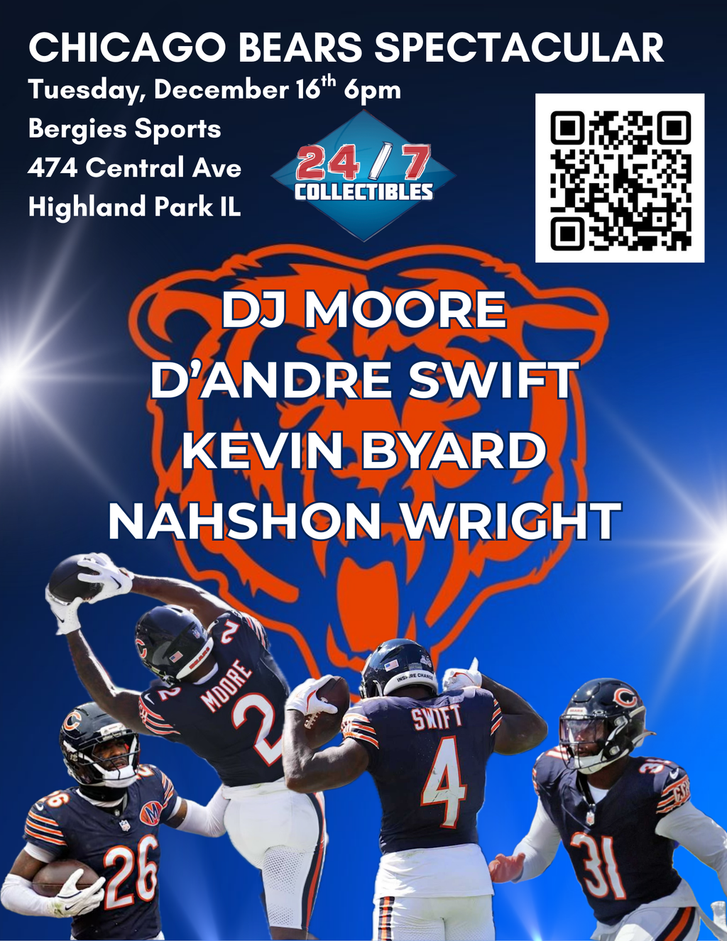 Chicago Bears Public Signing Ticket