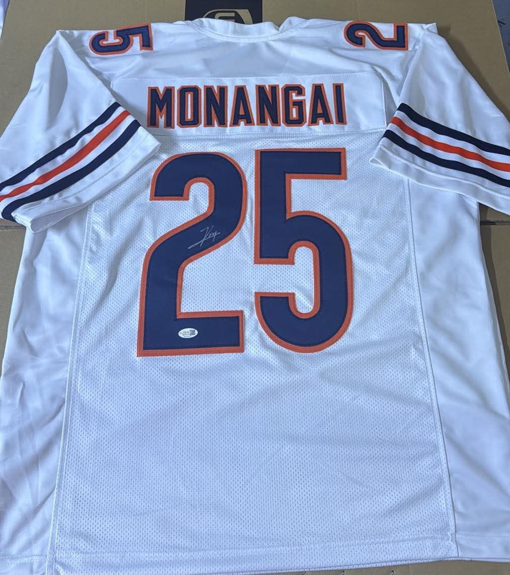 Kyle Monangai Custom Jersey JSA COA