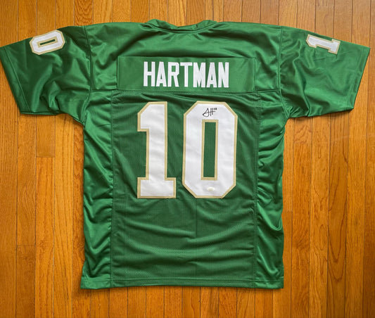 Sam Hartman Shamrock Custom Jersey JSA COA