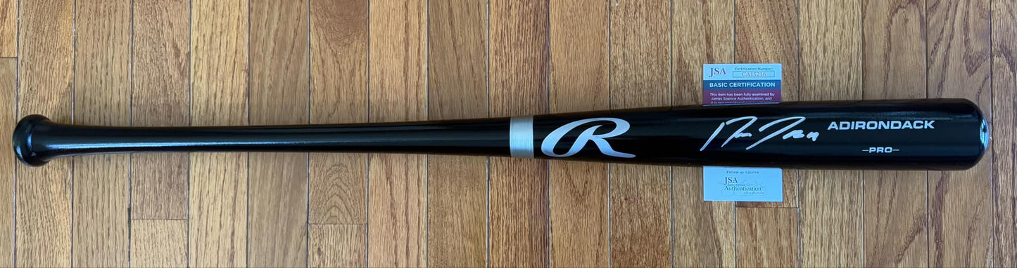 Auto/Autographed  Jose Ramirez Cleveland Gurdians Black Big Stick Bat JSA COA