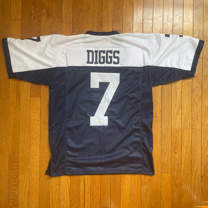 Trevon Diggs Cowboys Custom PSA COA