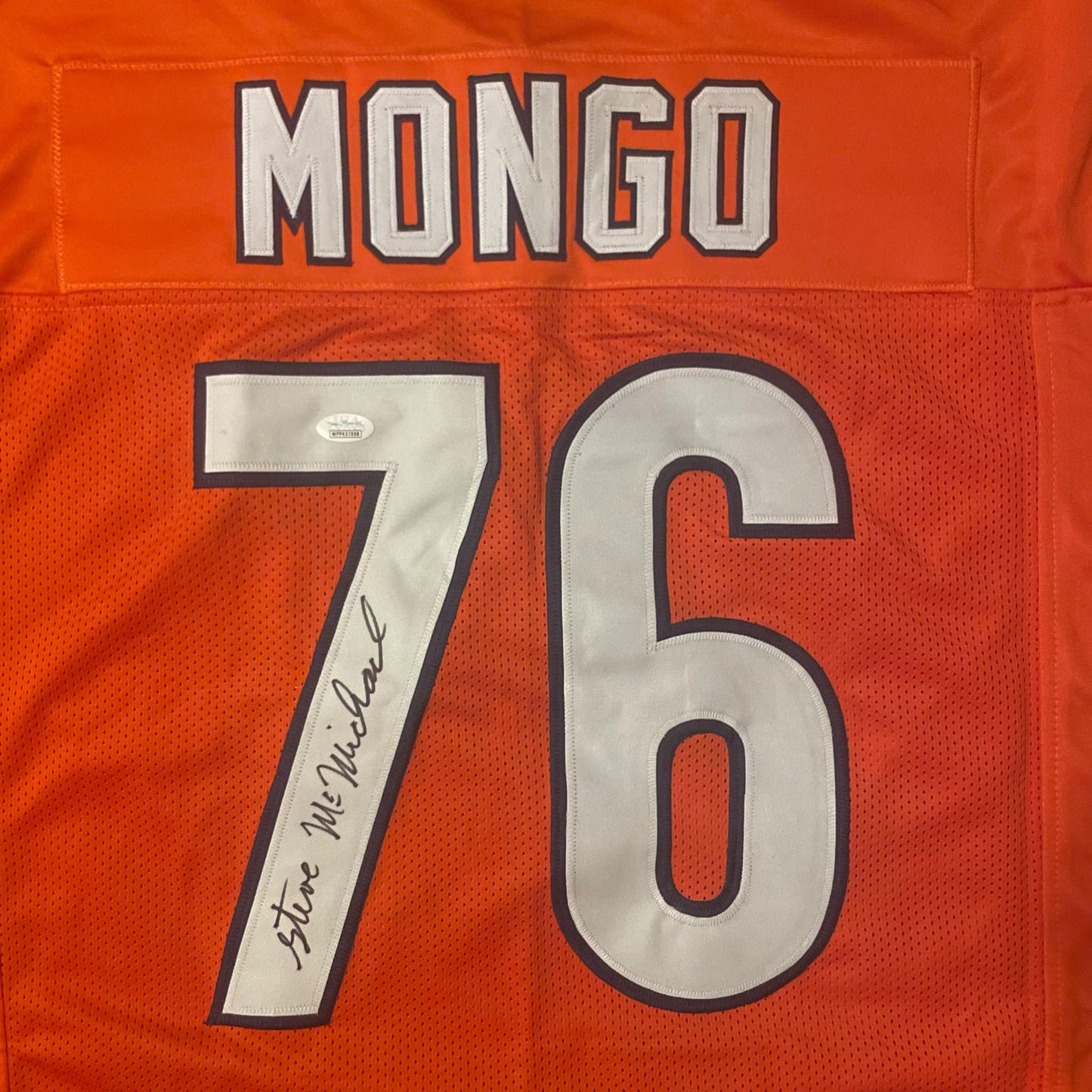 Steve Mcmichael Mongo Customs Orangre Jersey JSA