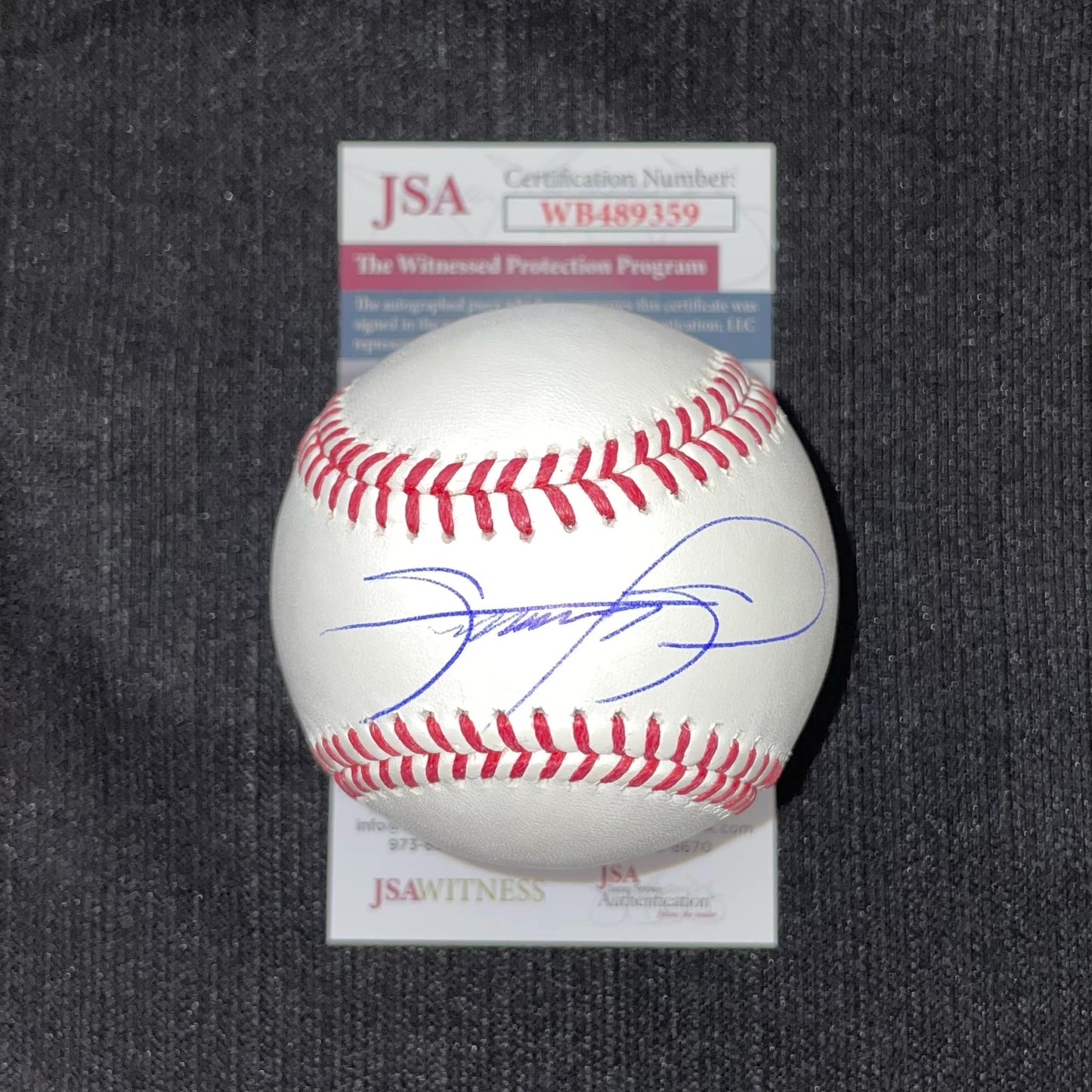 Sammy Sosa Signed Baseball JSA