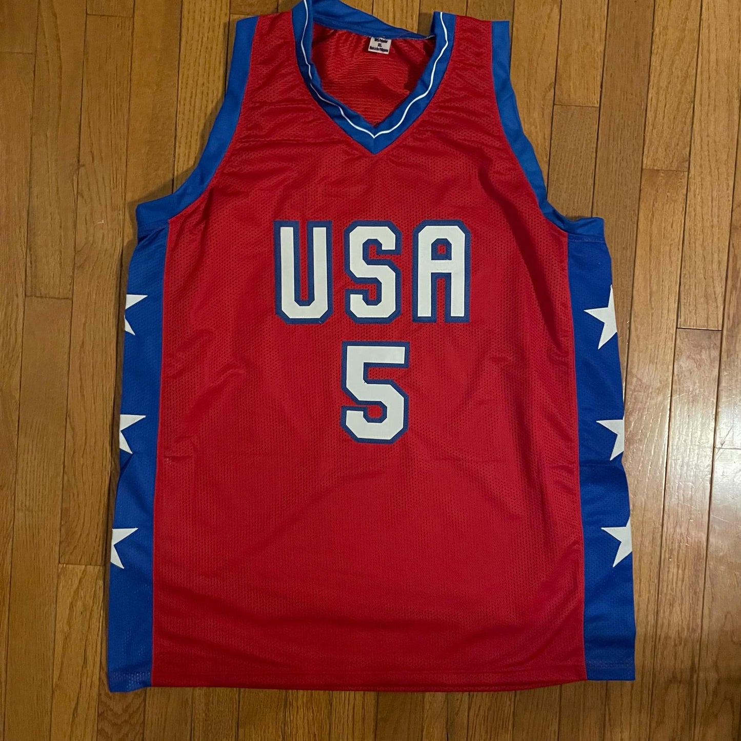 Kelsey Plum USA JERSEY INSCRIBED 2020 GOLD CUSTOM JSA COA