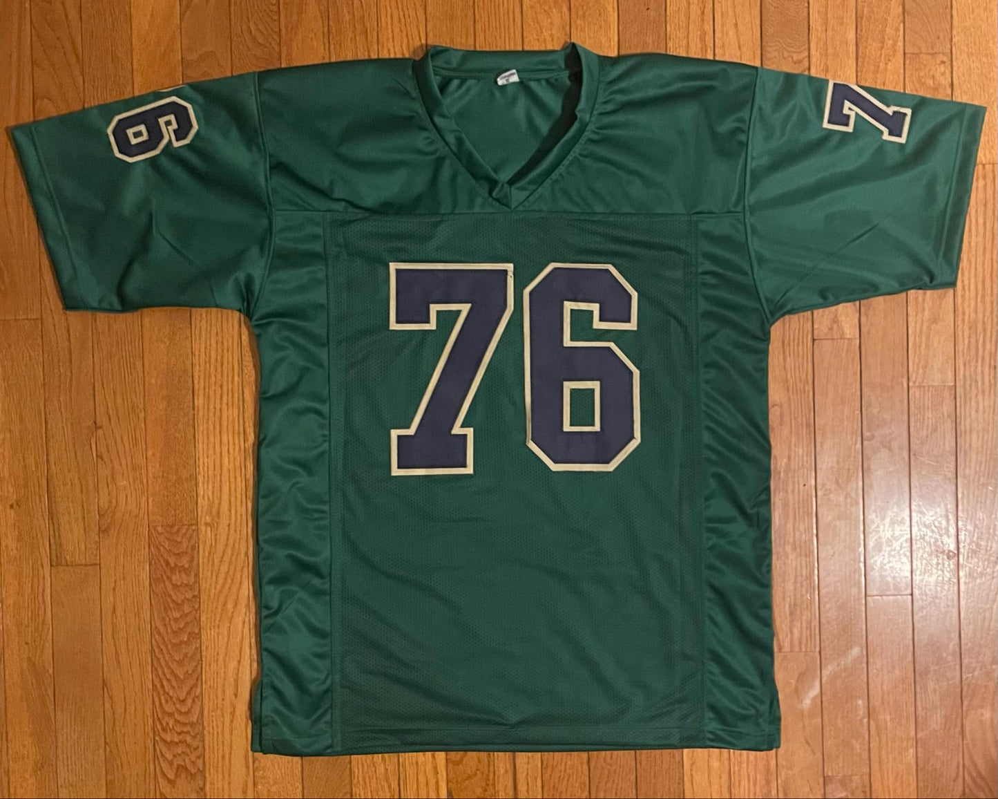 Joe Alt Green Custom Jersey BAS COA