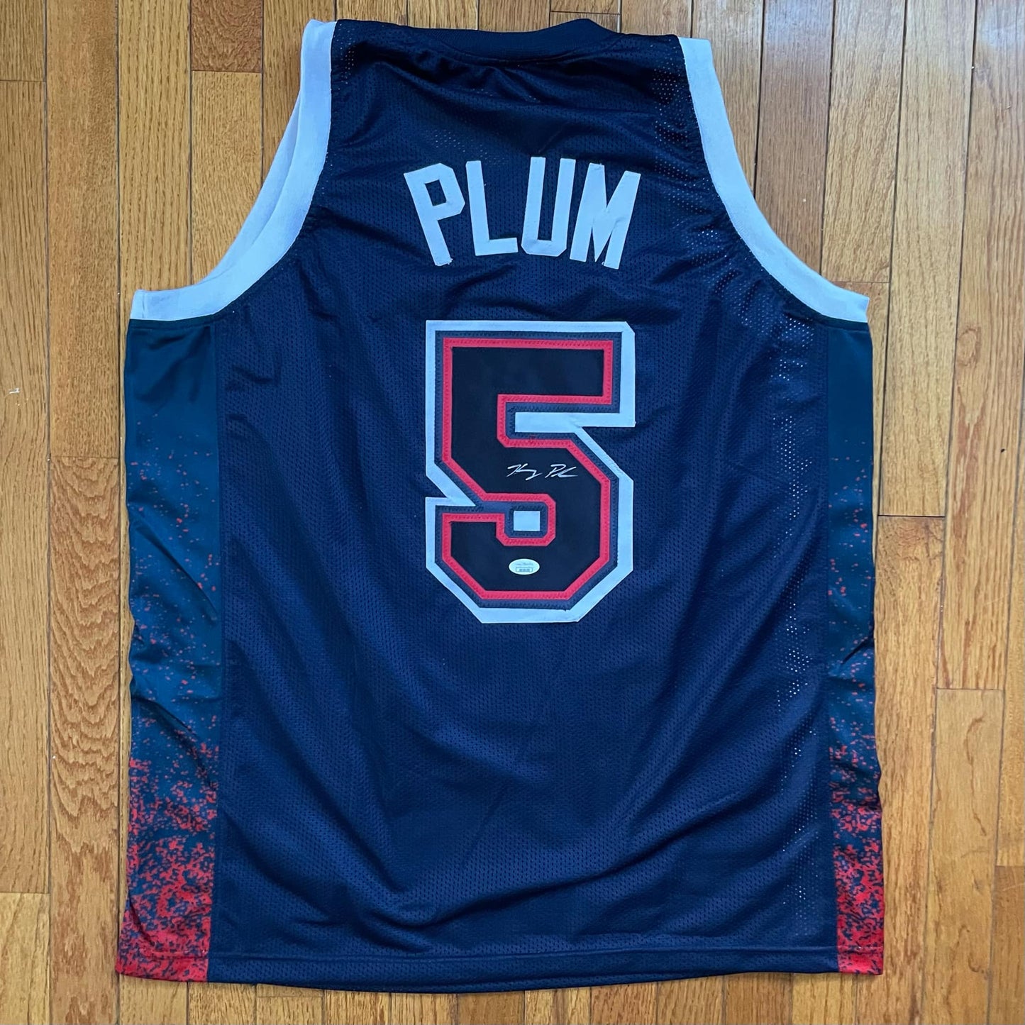 Kelsey Plum USA JERSEY CUSTOM JSA COA