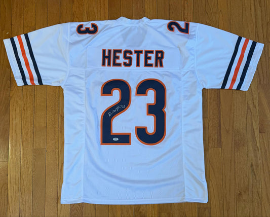 Auto/Autographed DEVIN HESTER CHICAGO BEARS CUSTOM JERSEY PSA COA