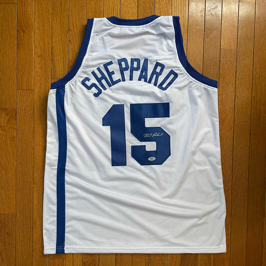 Reed Sheppard Kentucky Custom PSA COA 2024 NBA DRAFT 3RD OVERALL