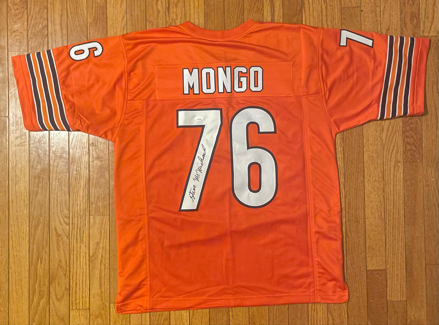 Steve Mcmichael Mongo Customs Orangre Jersey JSA