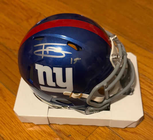 Auto/Autographed Tommy Devito New York Giants Mini Speed Helmet PSA COA