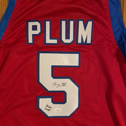 Kelsey Plum USA JERSEY INSCRIBED 2020 GOLD CUSTOM JSA COA