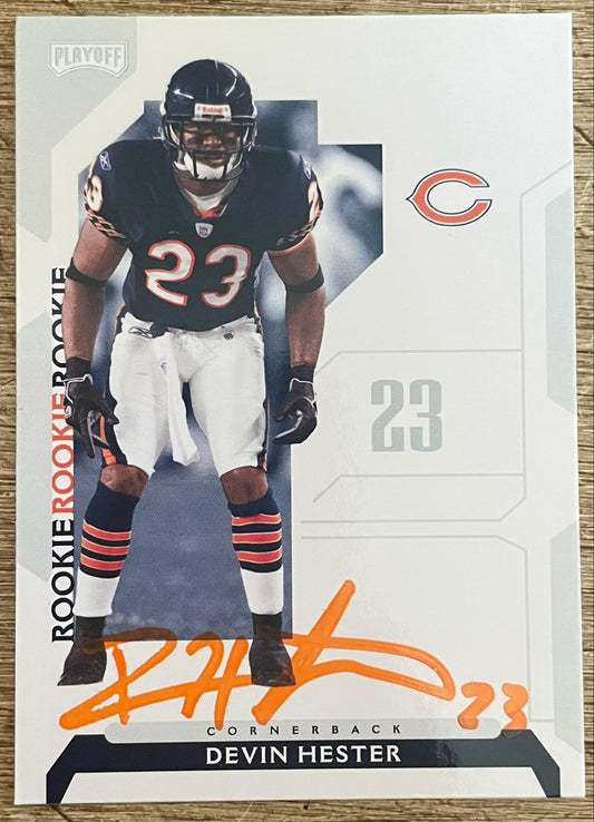 Devin Hester Rooke Signed PSA COA