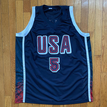 Kelsey Plum USA JERSEY CUSTOM JSA COA