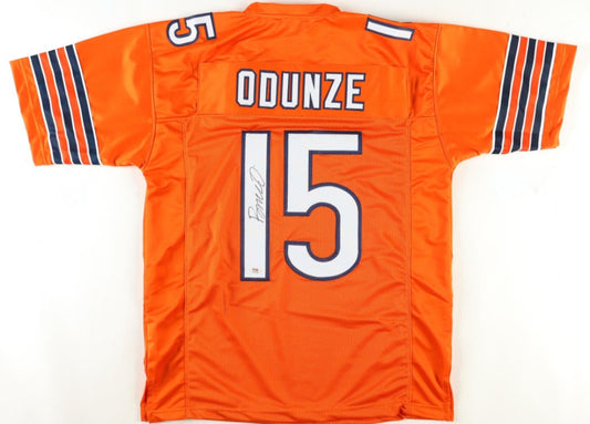 Rome Odunze Orange Custom Jersey