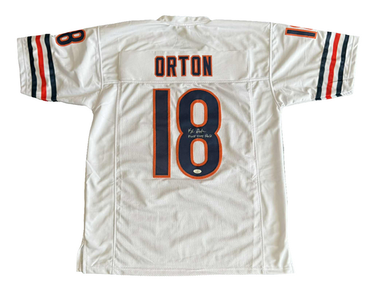 Kyle Orton Signed/Autographed Custom White Chicago Bears Jersey JSA COA