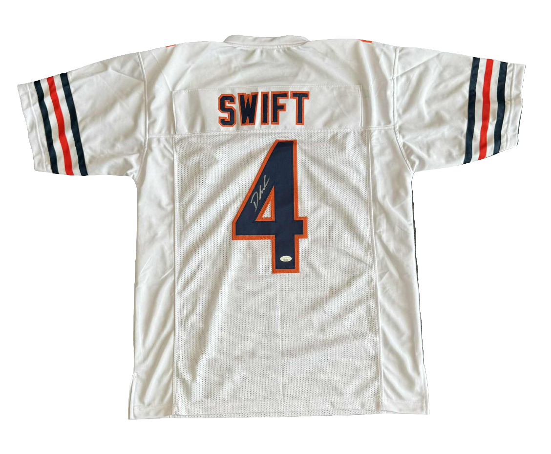Deandre Swift Signed/Autographed Custom Bears Jersey JSA COA