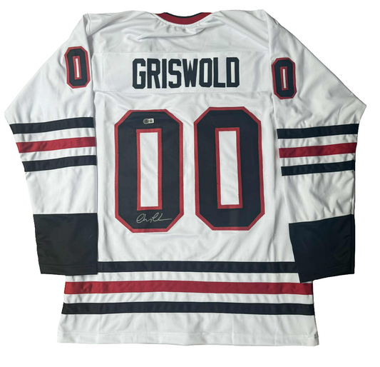 Chevy Chase Clark Griswold SIGNED/AUTOGRAPHED Custom Jersey auto XL BAS COA