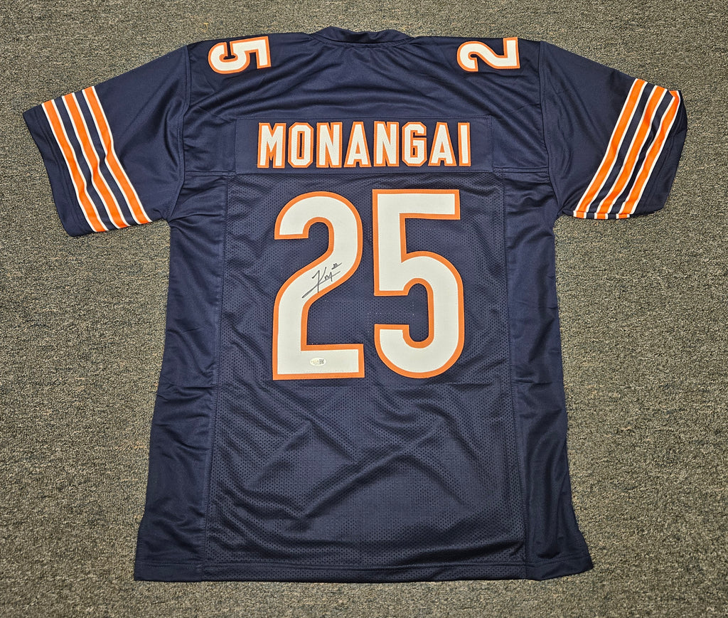 KYLE MONANGAI signed/autographed CHICAGO BEARS Jersey w/ COA JSA NAVY XL