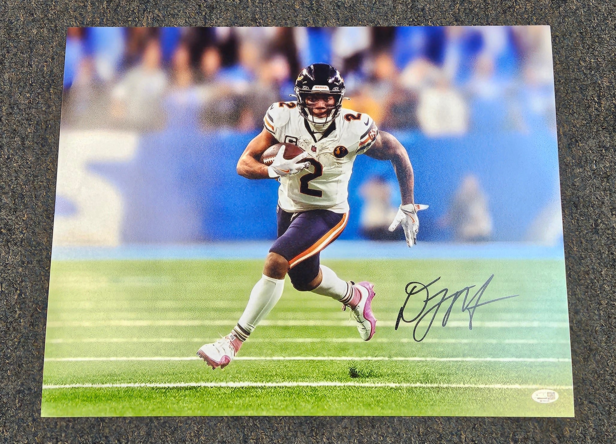 DJ MOORE signed autographed CHICAGO BEARS 16x20 Photo JSA COA