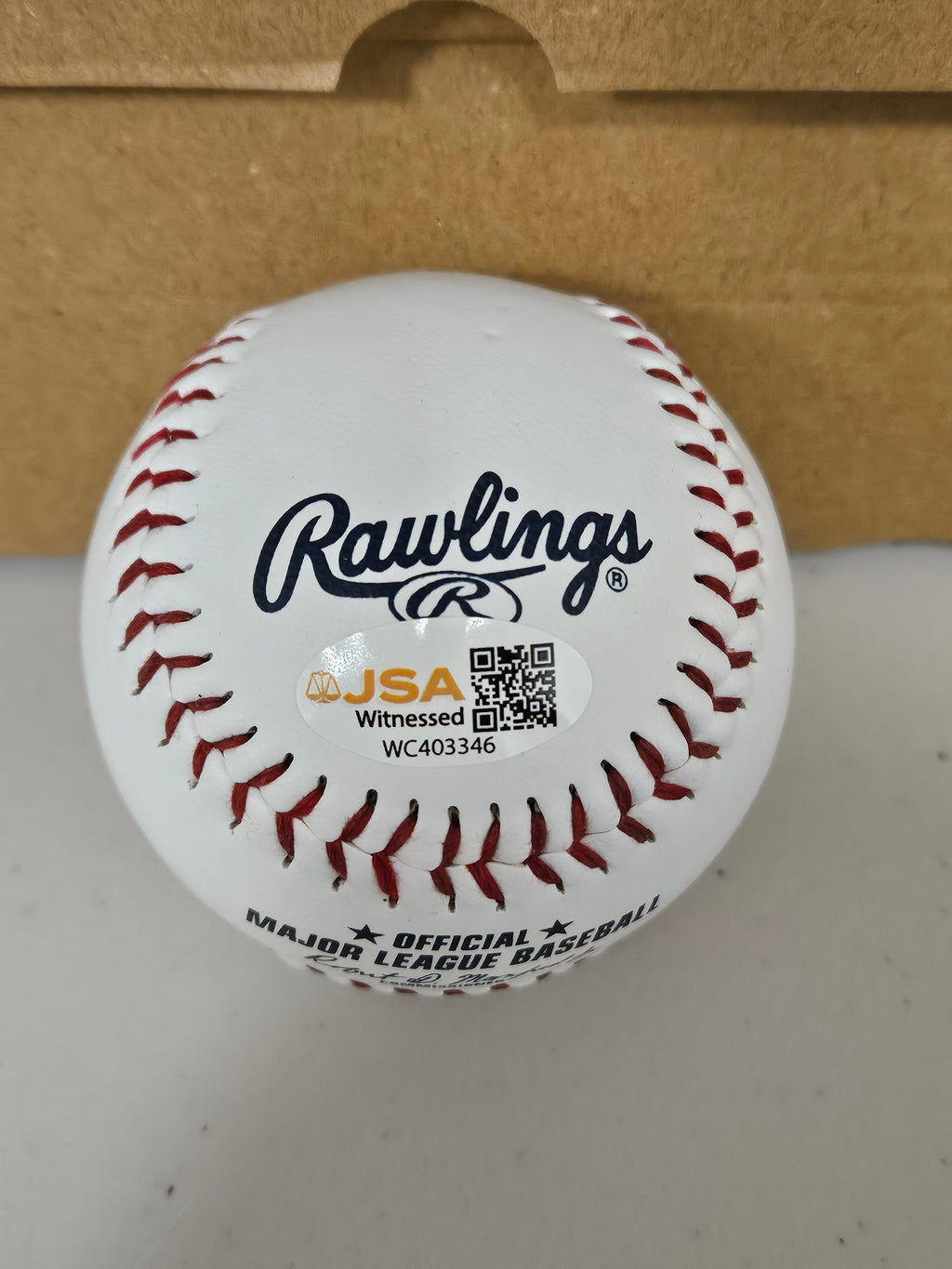 Frank Thomas Signed Logo MLB Baseball Chicago White Sox JSA