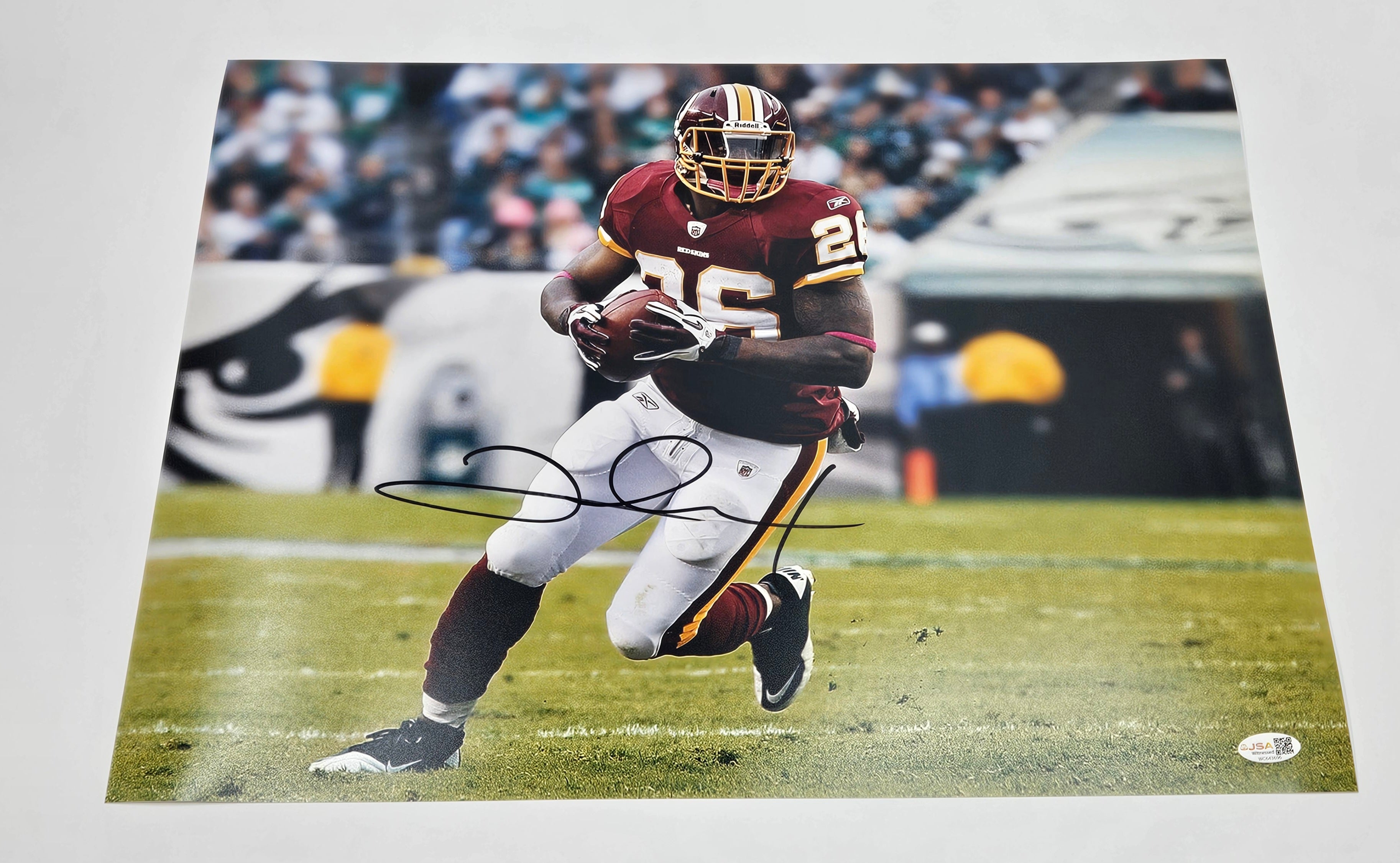 CLINTON PORTIS Signed Autographed 16x20 Photo Washington Redskins w/ COA JSA