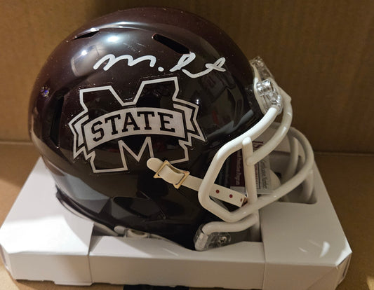 Auto/Autographed MONTEZ SWEAT  CHICAGO MISSISSIPPI Mini Football Helmet JSA