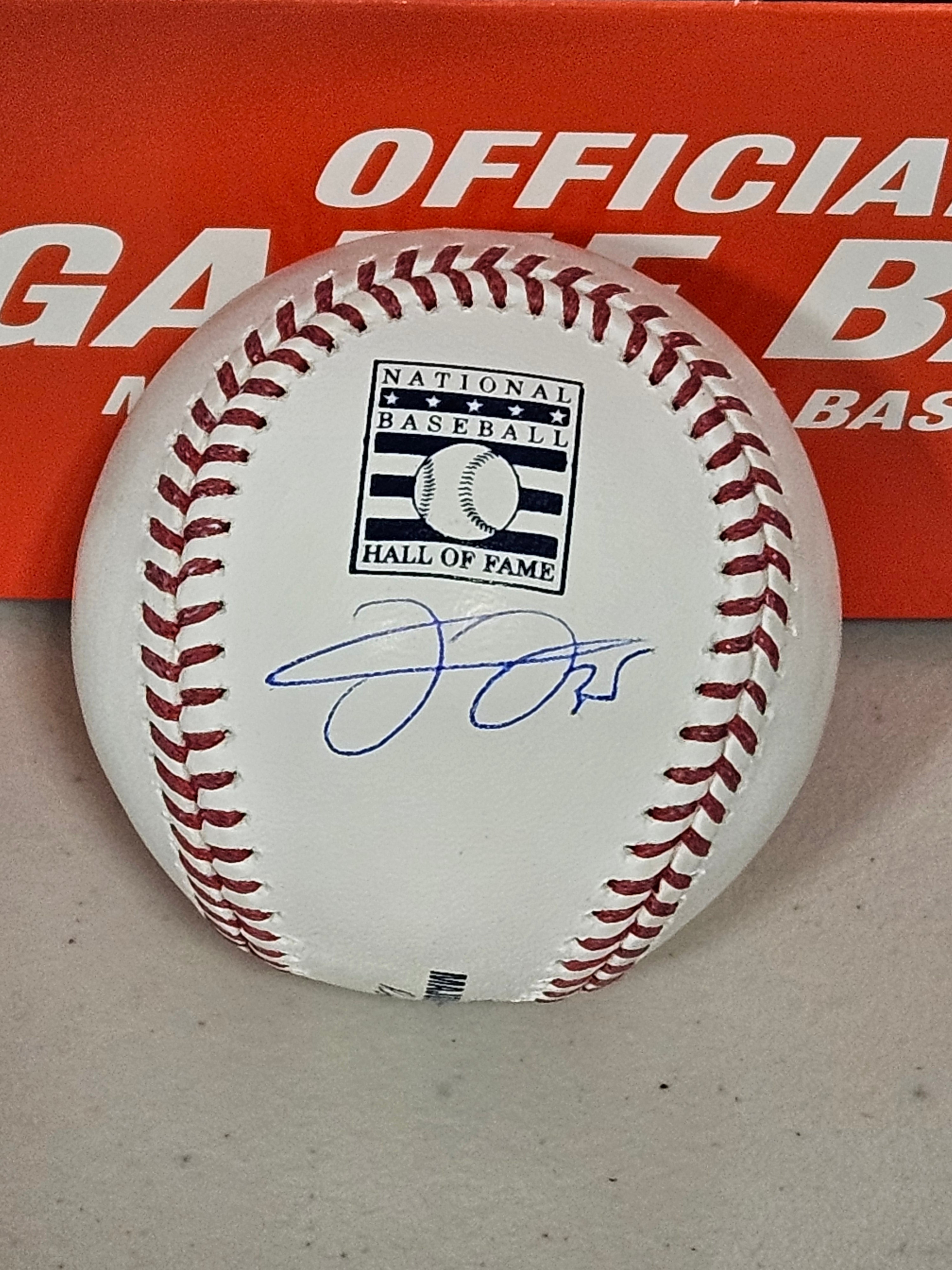 Frank Thomas Signed Official HOF Logo MLB Baseball Chicago White Sox JSA