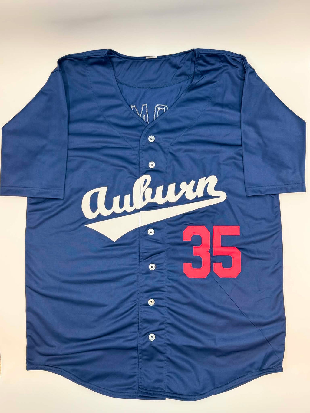 Frank Thomas HOF Signed Rare Auburn College Baseball Jersey AUTO JSA Sz XL