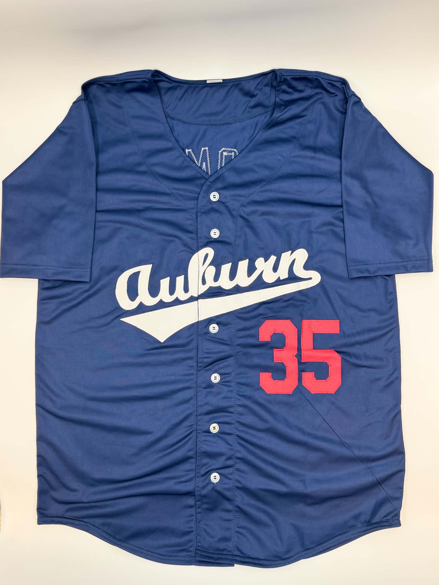Frank Thomas HOF Signed Rare Auburn College Baseball Jersey AUTO JSA Sz XL