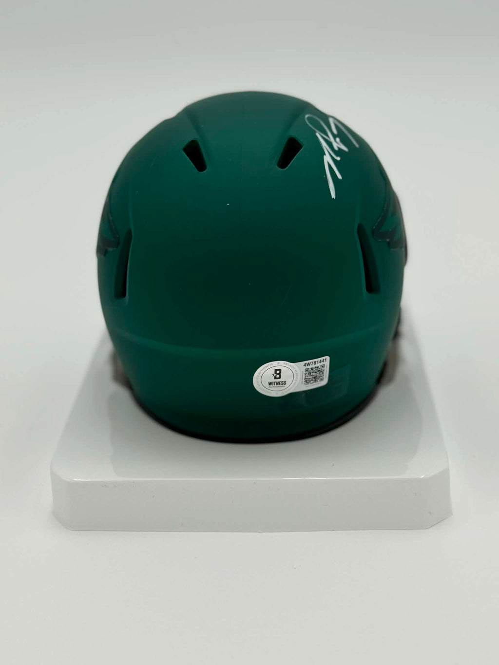 Philadelphia Eagles Michael Vick Autographed Rave Speed Mini Helmet BECKETT