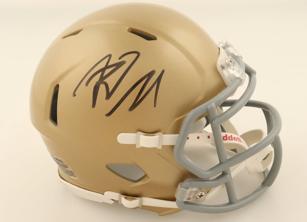 Auto/Autographed Riley Leonard Mini Helmet PSA COA