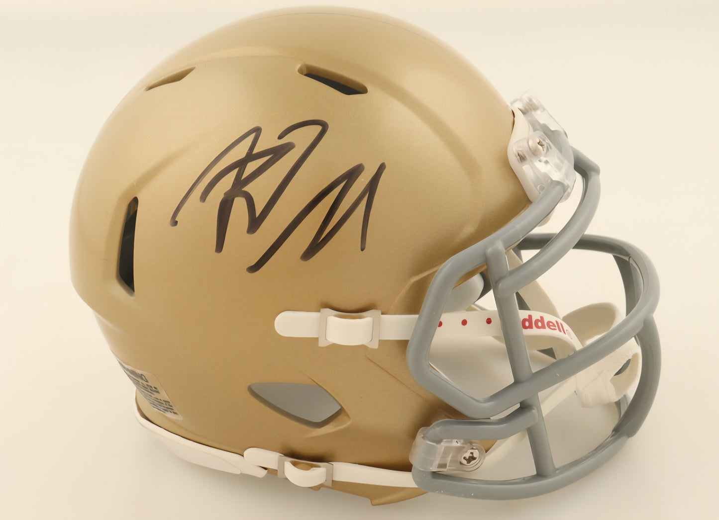 Auto/Autographed Riley Leonard Mini Helmet PSA COA