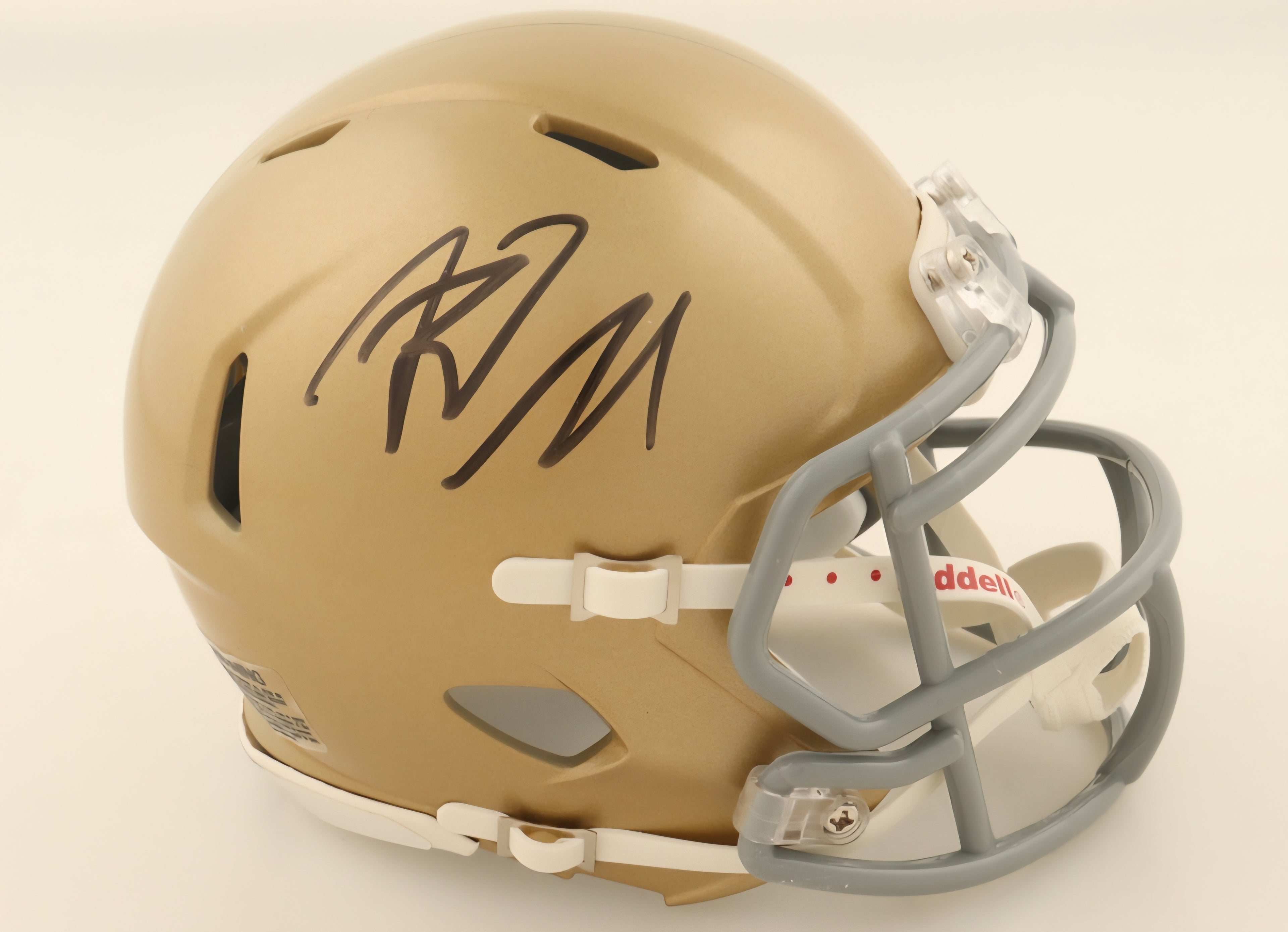 Auto/Autographed Riley Leonard Mini Helmet PSA COA