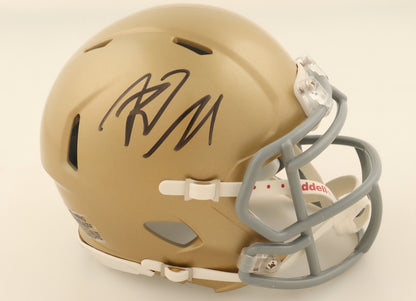 Auto/Autographed Riley Leonard Mini Helmet PSA COA