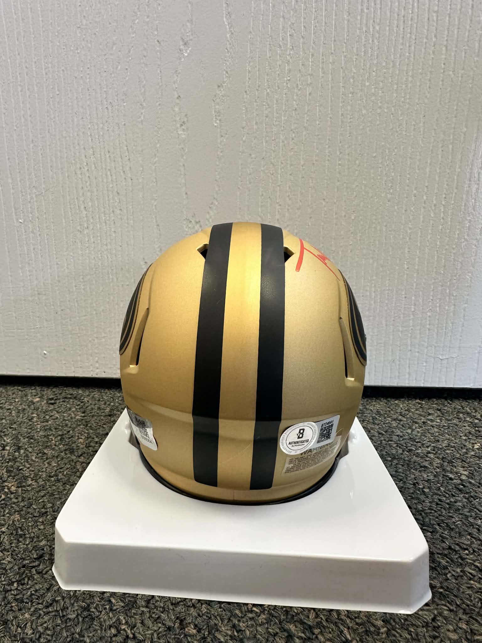 Terrell Owens Signed San Francisco 49ers Rave Mini Helmet BAS COA