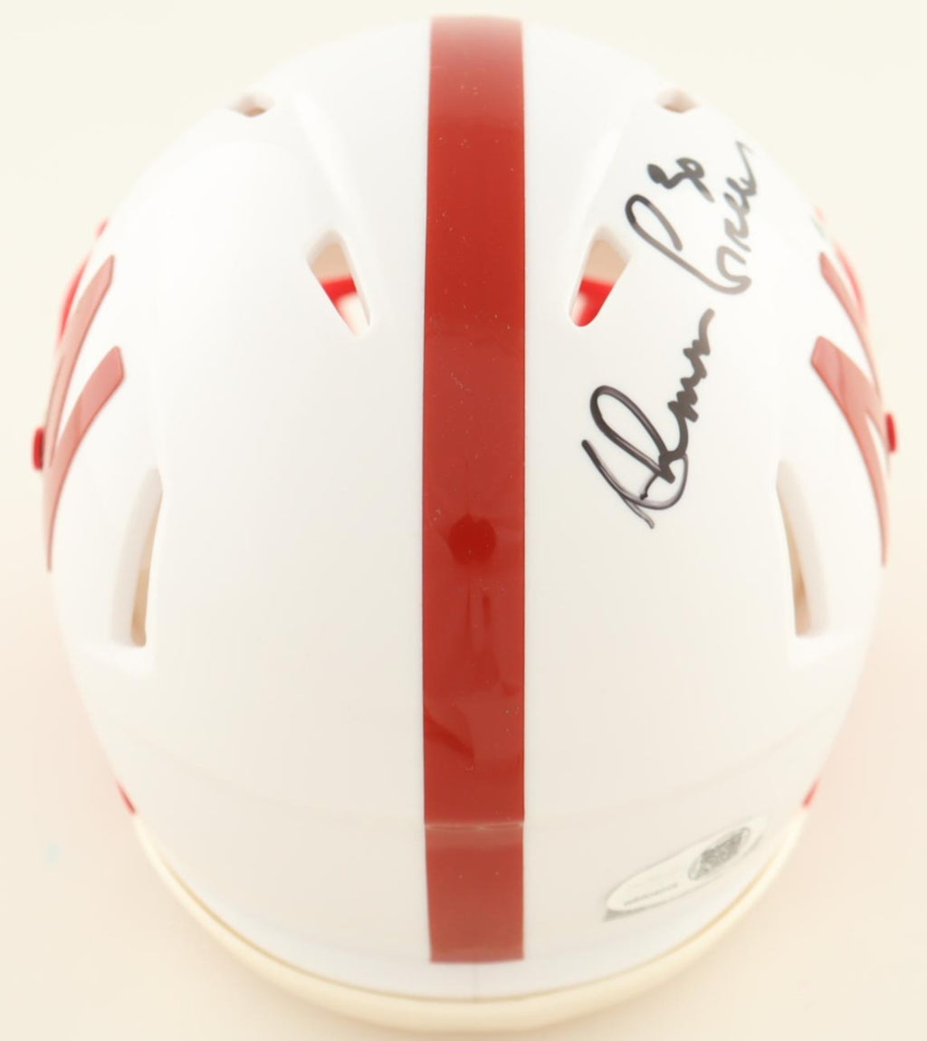AHMAN GREEN SIGNED NEBRASKA CORNHUSKERS FOOTBALL MINI HELMET (2X) JSA