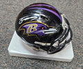Zay Flowers Autographed Baltimore Ravens Mini Helmet Beckett