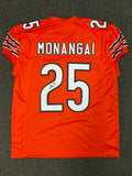 KYLE MONANGAI signed autographed CHICAGO BEARS Jersey w/ COA JSA ALT Orange GAME CUT
