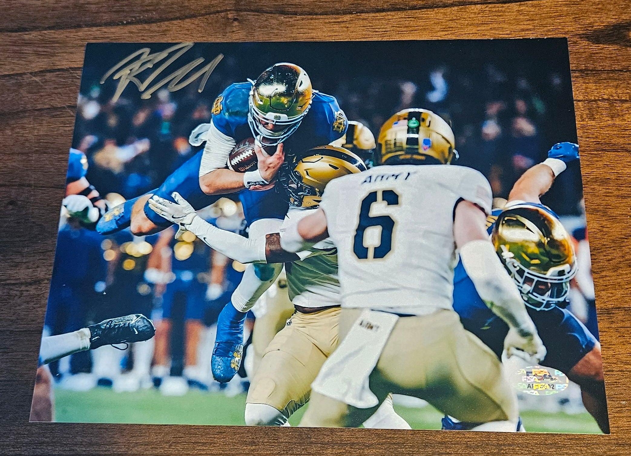 Riley Leonard Image 3 Signed/Autographed PSA 8x10