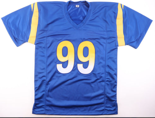 Aaron Donald Signed Los Angeles Rams Custom Jersey - Beckett Witnessed